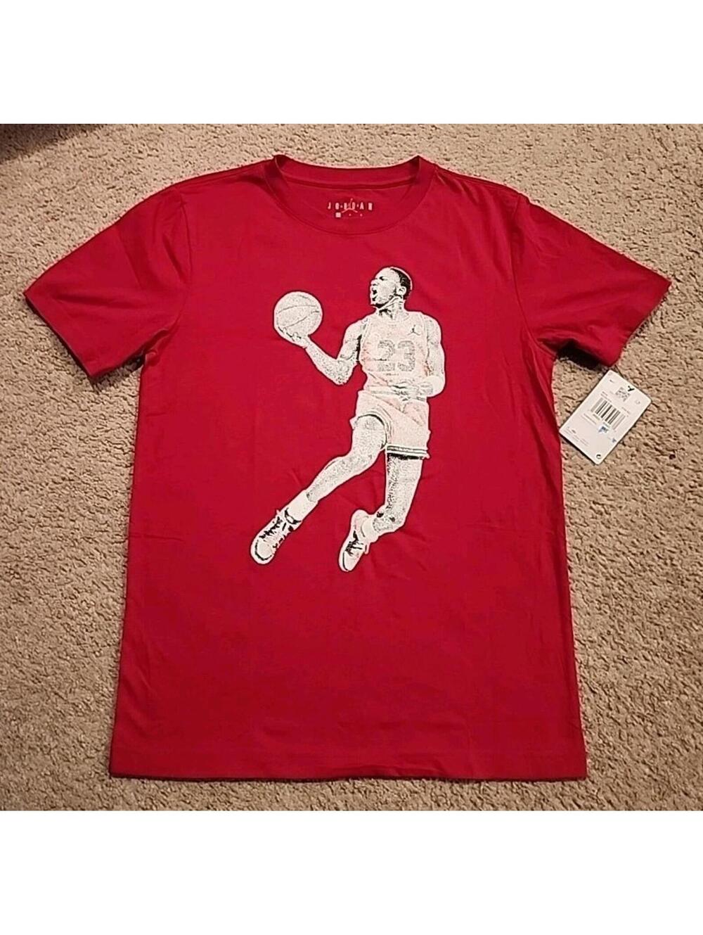 Air Jordan Boys Dots Tee Size Large (074)
